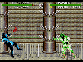 Рептилия-Рэйден Mortal Kombat [SMD]